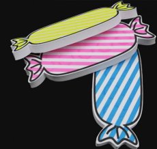 画像1: キャンディー　フットセパレーター ［メール便OK］ (1)