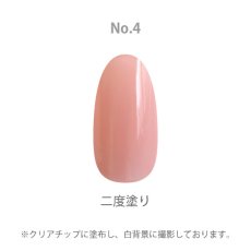 画像2: 検定色 SHAREYDVA+ 速乾 ネイルカラー No.4 ヌードピンク 平筆 15ml (2)