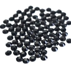 画像1: 高品質ガラスストーン ジェット SS4~SS12［メール便OK］ (1)