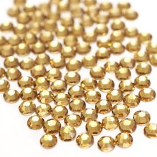 画像1: 高品質ガラスストーン ライトトパーズ SS4~SS12［メール便OK］ (1)