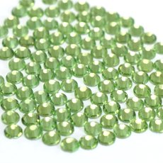 画像1: 高品質ガラスストーン ペリドット SS4~SS12［メール便OK］ (1)