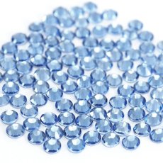 画像1: 高品質ガラスストーン ライトサファイア SS4~SS12［メール便OK］ (1)