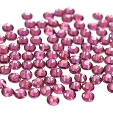 画像1: 高品質ガラスストーン ローズ SS4~SS12［メール便OK］ (1)