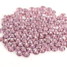 画像1: 高品質ガラスストーン ライトアメジスト SS4~SS12［メール便OK］ (1)