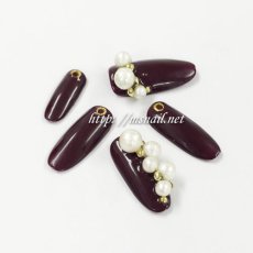 画像4: 穴なし 球体コットンパール ホワイト 30個 4mm/5mm/6mm ［メール便OK］ (4)