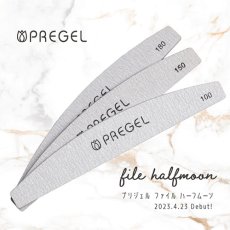 画像1: PREGEL ファイル ハーフムーン 100~180G［メール便OK］ (1)