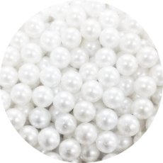 画像2: 穴なし 球体パール ホワイト 1.5?6mm ［メール便OK］ (2)