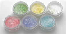 画像2: 在庫限り★グリッターパウダー 6色セット(Sand)［メール便OK］ (2)