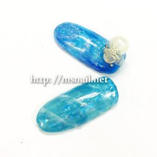 画像3: ネイルアートフォイル クリアオーロラ アイスクラッシュ 4x25cm［メール便OK］ (3)