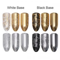 画像3: レーザーカットフレーク シルバー スポンジチップ付 0.1g［メール便OK］ (3)