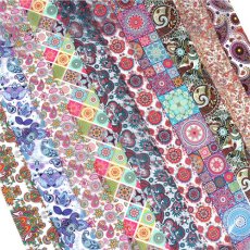 画像2: ネイルアートフォイル アジアン・エスニック柄 10枚セット［メール便OK］ (2)