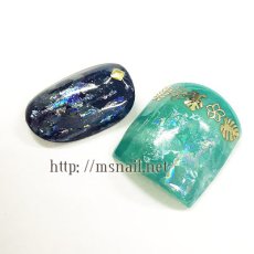 画像2: ネイルアートフォイル クリアオーロラ アイスクラッシュ 4x25cm［メール便OK］ (2)