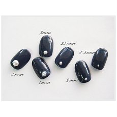 画像2: パールストーン ラウンド ホワイト 100P　1.5mm/2mm/3mm/4mm/5mm ［メール便OK］ (2)