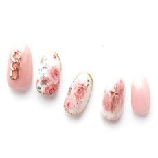 画像2: ネイルアートフォイル フラワー 4x100cm 全7種類［メール便OK］ (2)