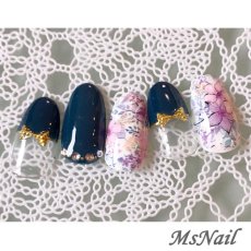 画像6: ネイルアートフォイル フラワー 4x100cm 全7種類［メール便OK］ (6)