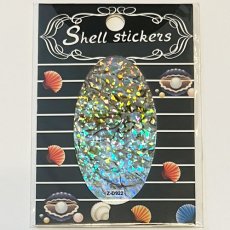 画像7: 好きな形にカットしてFIT★天然シェル風 ネイルシール［メール便OK］ (7)