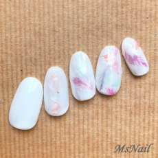 画像3: ネイルシール フェザー パステル CA-010［メール便OK］ (3)