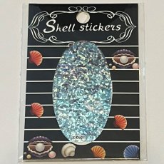 画像6: 好きな形にカットしてFIT★天然シェル風 ネイルシール［メール便OK］ (6)