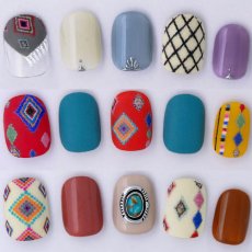 画像2: ネイルシール Azilal tribe WG113 ※パッケージなし［メール便OK］ (2)