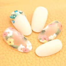 画像3: ネイルシール サマーフラワー HANYI-325 ※パッケージなし［メール便OK］ (3)