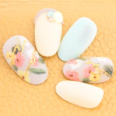 画像2: ネイルシール サマーフラワー HANYI-325 ※パッケージなし［メール便OK］ (2)