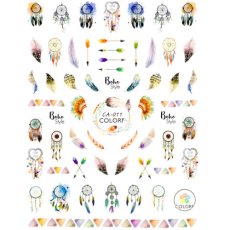 画像1: ネイルシール ネイティブ パターン CA-011［メール便OK］ (1)