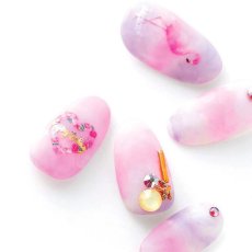 画像3: ネイルシール ローズ フラミンゴ HANYI-317 ※パッケージなし［メール便OK］ (3)