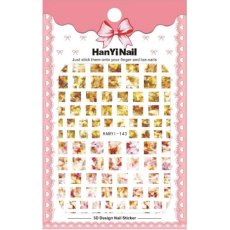 画像3: ネイルシール マーブルシート HANYI-142/143［メール便OK］ (3)