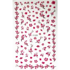 画像1: ネイルシール さくら F129 ※パッケージなし［メール便OK］ (1)