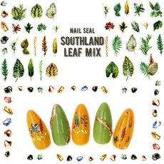 画像1: ネイルシール ボタニカル リーフ HANYI-152 ※パッケージなし［メール便OK］ (1)