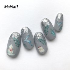 画像3: ネイルシール X'mas バンビ CA-082［メール便OK］ (3)