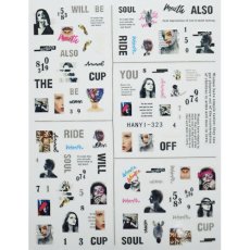 画像1: ネイルシール チャレンジ マガジン HANYI-323 ※パッケージなし［メール便OK］ (1)