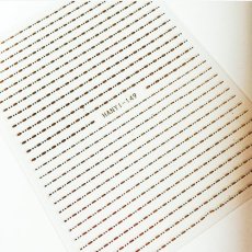 画像2: ネイルシール 飾りライン ゴールド HANYI-149［メール便OK］ (2)