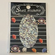 画像5: 好きな形にカットしてFIT★天然シェル風 ネイルシール［メール便OK］ (5)