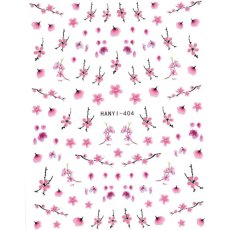 画像2: ネイルシール プラム 梅 HANYI-404 ※パッケージなし［メール便OK］ (2)