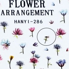 画像3: 訳あり★ネイルシール フラワー アレンジメント HANYI-286 ※パッケージなし［メール便OK］ (3)