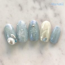 画像2: ネイルシール クリスマスナイト CA-089［メール便OK］ (2)