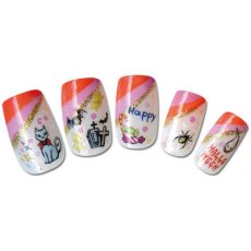 画像3: ビー・エヌ ハロウィンシール 絵本のおばけたち デコパーツ付 HON-3［メール便OK］ (3)