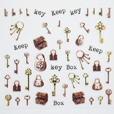 画像2: ビー・エヌ アンティークシール アンティークキー ANT-1 ※パッケージなし［メール便OK］ (2)