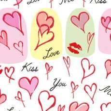 画像1: ビー・エヌ ベーシックシール キスハート BSC-4 ※パッケージなし［メール便OK］ (1)