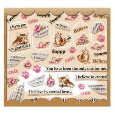 画像1: ビー・エヌ アンティークプレートアート キャット CAR-3 ※パッケージなし［メール便OK］ (1)