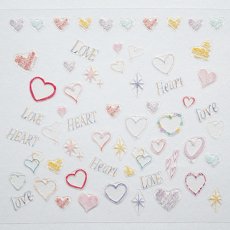 画像2: ビー・エヌ ベーシックシール クレヨンハート BSC-3 ※パッケージなし［メール便OK］ (2)