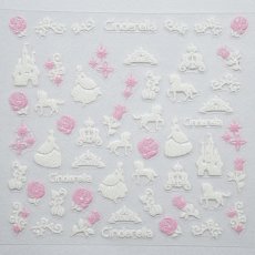 画像3: ビー・エヌ アンティークプレートアート シンデレラ CAR-2 ※パッケージなし［メール便OK］ (3)