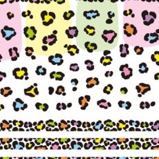 画像1: ビー・エヌ ベーシックシール ヒョウ柄ビビット BSC-8 ※パッケージなし［メール便OK］ (1)