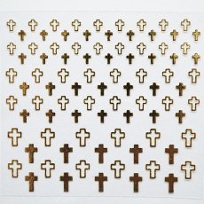 画像2: ビー・エヌ ベーシックシール クロスゴールド/シルバー  BSC ※パッケージなし［メール便OK］ (2)