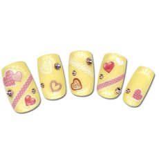 画像3: ビー・エヌ 3Dラバーアート ロマンティックコレクション ガーリーハート RMS-12［メール便OK］ (3)