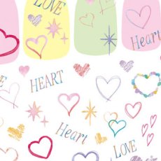 画像1: ビー・エヌ ベーシックシール クレヨンハート BSC-3 ※パッケージなし［メール便OK］ (1)