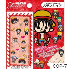 画像1: 在庫限り ビー・エヌ ワンピース フットジェルアート COP 全2種［メール便OK］ (1)