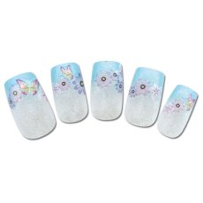 画像2: ビー・エヌ ピッタリラバーアート チョウ&フラワーD BUR-11 ※パッケージなし［メール便OK］ (2)