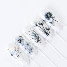 画像3: お得な24枚セット★ウォーターネイルシール フラワー ミックス/1枚45円［メール便OK］ (3)